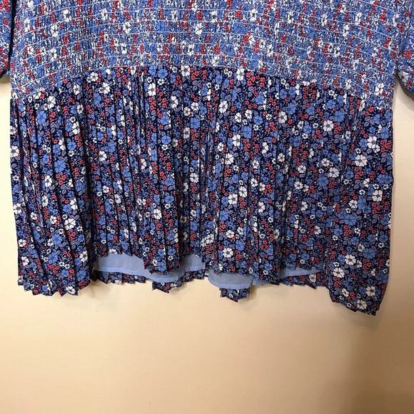 Gap Long Sleeve Drop Waist Dress with Pleated Skirt Size XL - Picture 3 of 6